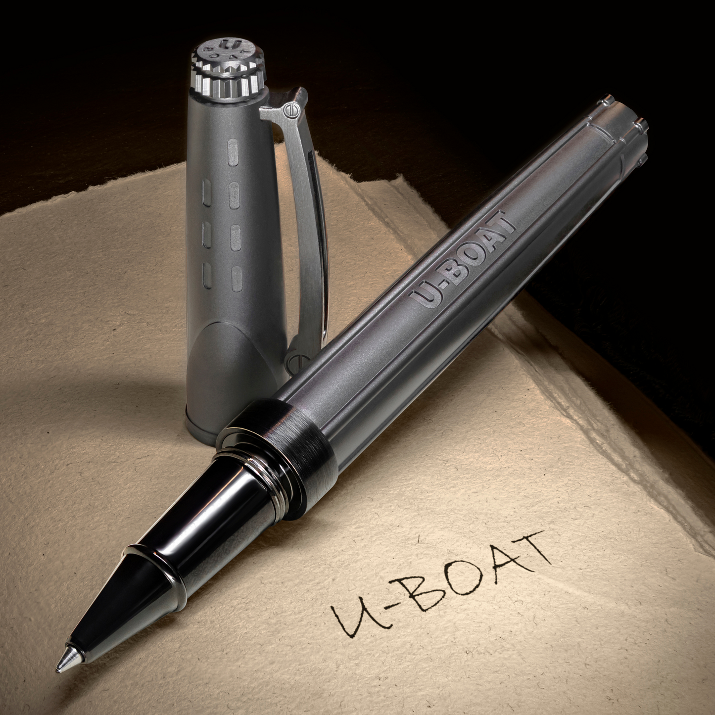 U-BOAT STYLO ROLLER PEN GREY REF. 4022