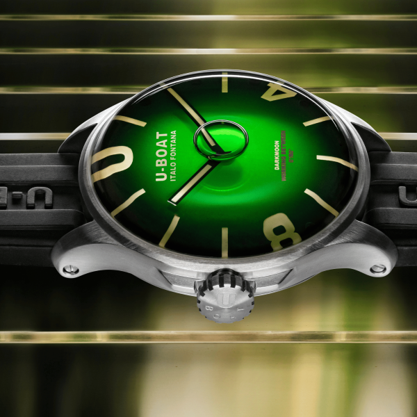 U-BOAT DARKMOON 44MM GREEN SS SOLEIL CODE 8702/D