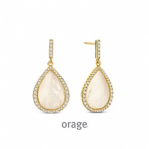 ORAGE BA334 Oorslingers verguld geel